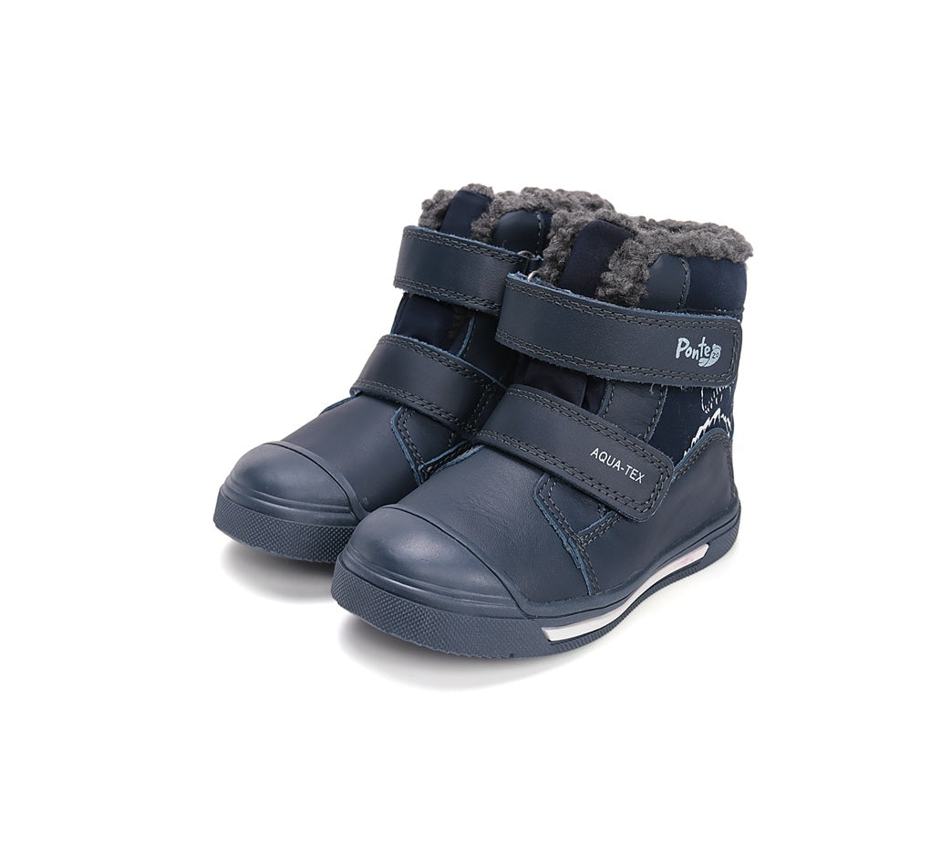 D.D.Step ghete baieti imblanite Ponte20 supinati 22-27 Royal Blue cu urs Fő kép