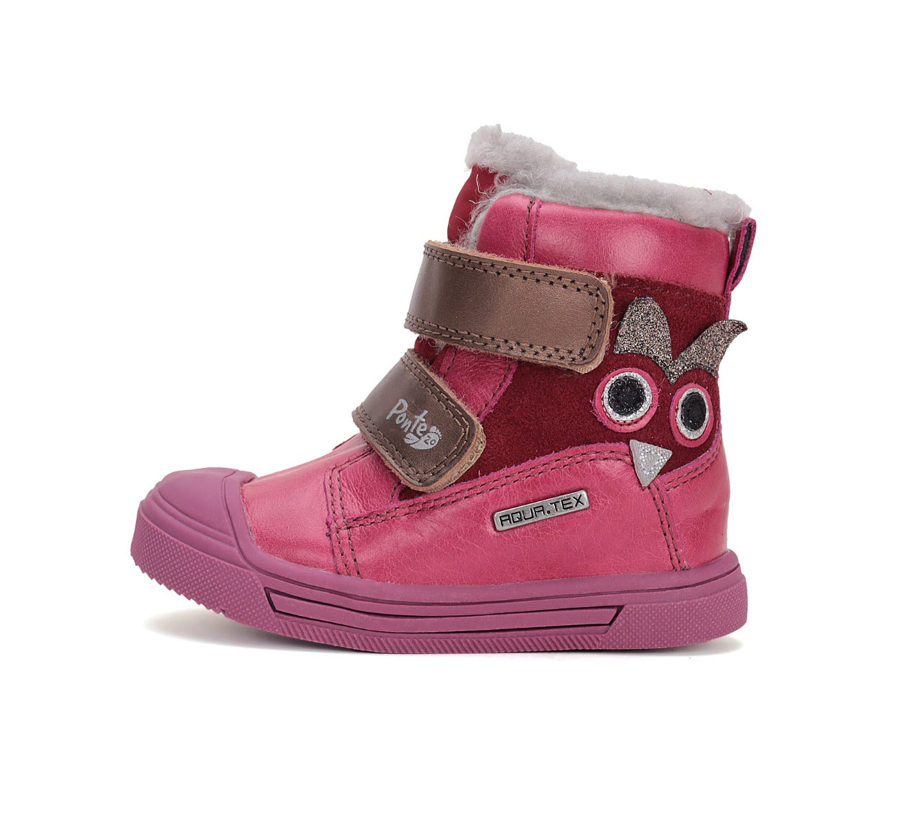 D.D.Step bundás lány bokacsizma Ponte20 szupinált 28-33 Dark Pink bagollyal Másodlagos kép