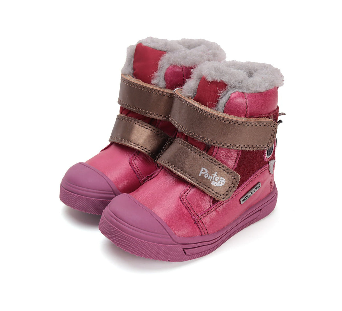 D.D.Step ghete fete imblanite Ponte20 supinati 28-33 Dark Pink  cu bufnita Fő kép
