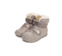 D.D.Step ghete fete imblanite Ponte20 supinati 22-27 Grey cu inimioara