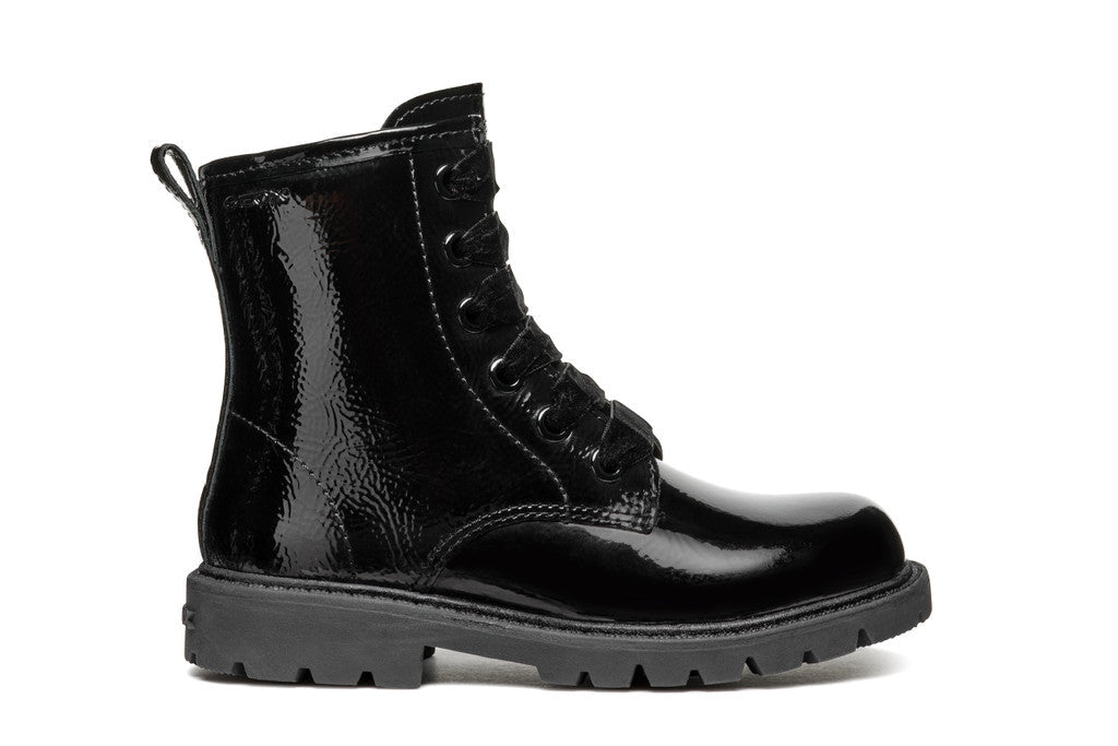 Geox bocanci fete 24-27 Black lucios Fő kép