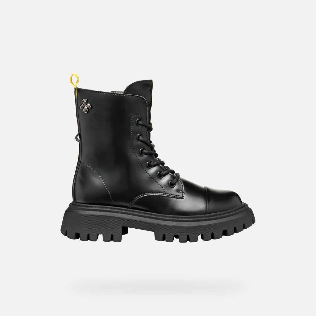 Geox bocanci fete cu siret si fermoar 31-35 Black Fő kép