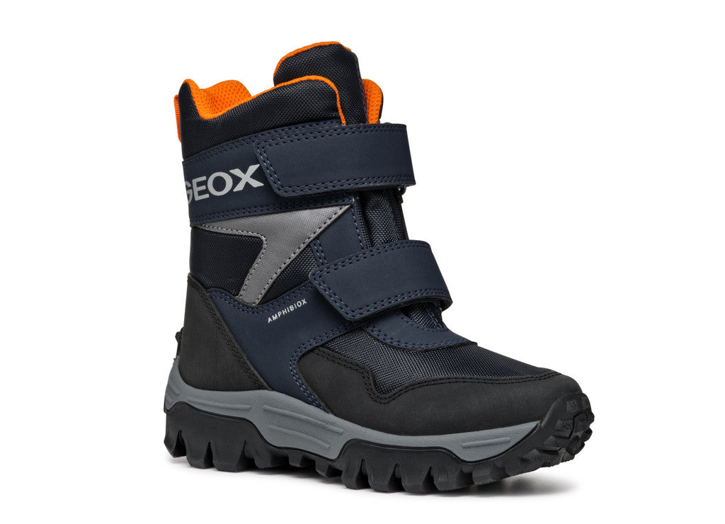 Geox fiú bélelt és vízálló Amphibiox bakancs 28-35 sötétkék Másodlagos kép