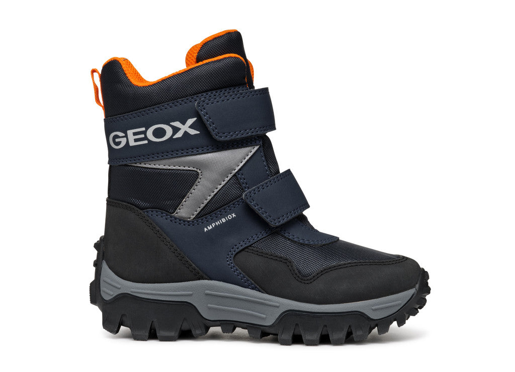 Geox botine baieti captusite si impermeabile Amphibiox 28-35 Navy Fő kép