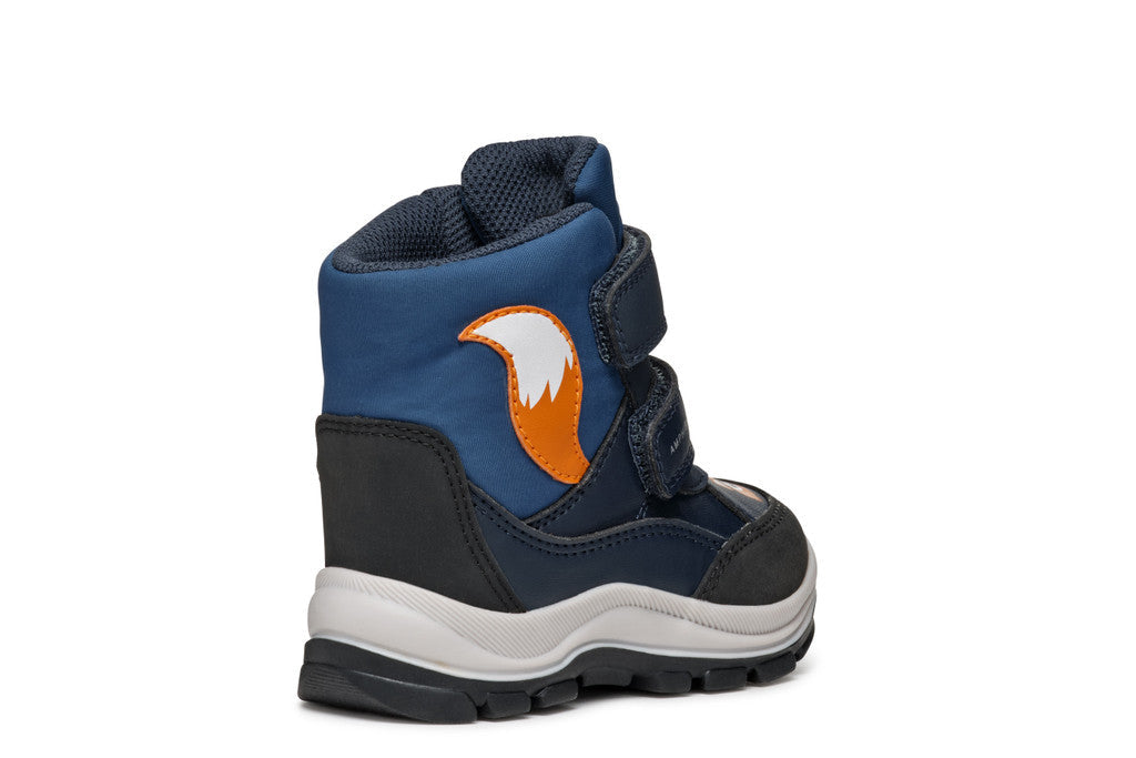 Geox Amphibiox bélelt és vízálló hótaposó fiúknak, 20-23 Navy/Dark Avio Másodlagos kép