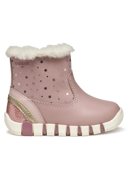 Geox cizme fete imblanite Iupidoo 18-26 Rose/Platinu Fő kép