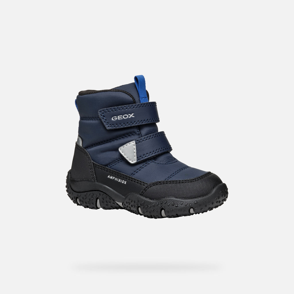 Geox ghete baieti captusite Baltic Amphibiox 20-23 Navy/Royal Fő kép