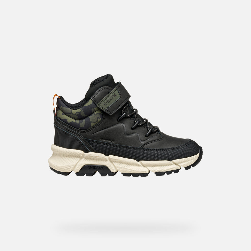 Geox Flexyper Plus Amphibiox bélelt fiú bakancs 36-37 fekete/katonai Másodlagos kép