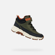 Geox ghete baieti captusite Flexyper Plus Amphibiox 28-35 Military/Orange