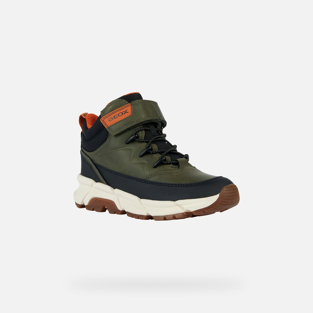 Geox ghete baieti captusite Flexyper Plus Amphibiox 28-35 Military/Orange Fő kép