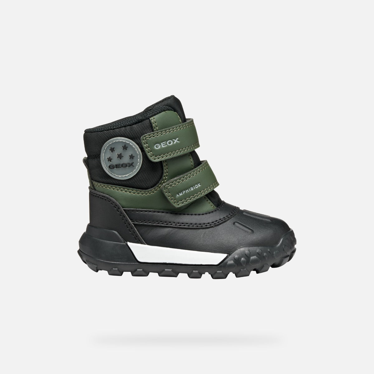 Geox bélelt fiú bakancs Trekkyup Amphibiox 20-23 Sötétzöld/Fekete Másodlagos kép