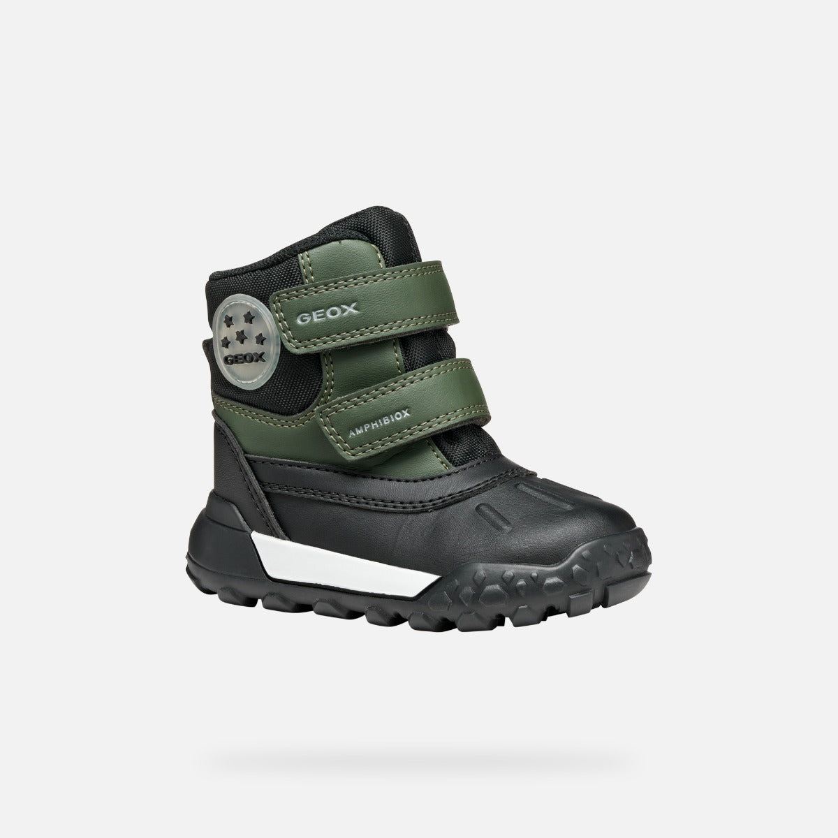 Geox ghete baieti captusite Trekkyup Amphibiox 24-27 Dark Green/Black Fő kép