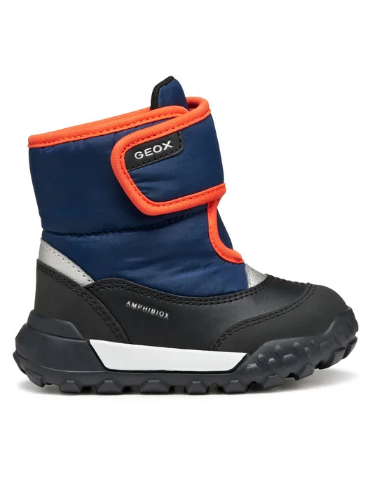 Geox Trekkyup Amphibiox bélelt fiú bakancs 20-23 Navy/Orange Másodlagos kép