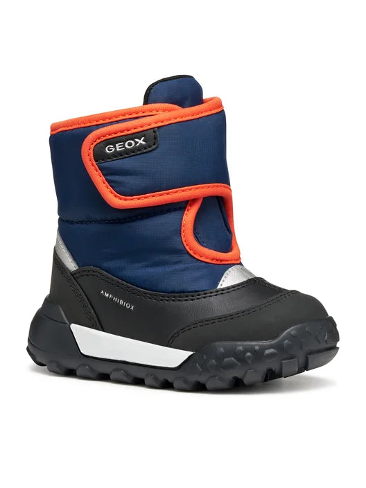 Geox ghete baieti captusite Trekkyup Amphibiox 20-23 Navy/Orange Fő kép