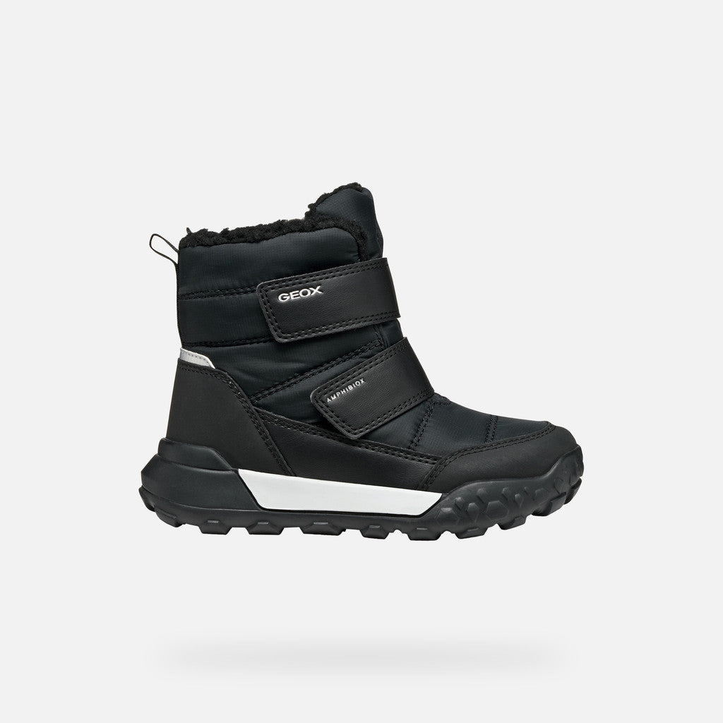 Geox fiú bélelt cipő Trekkyup Amphibiox 28-35 Fekete Másodlagos kép
