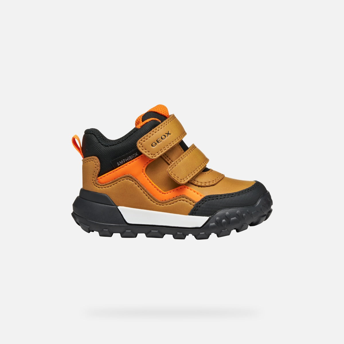 Geox fiú Trekkyup Amphibiox bokacipő 20-23 Sárga/Fekete Másodlagos kép