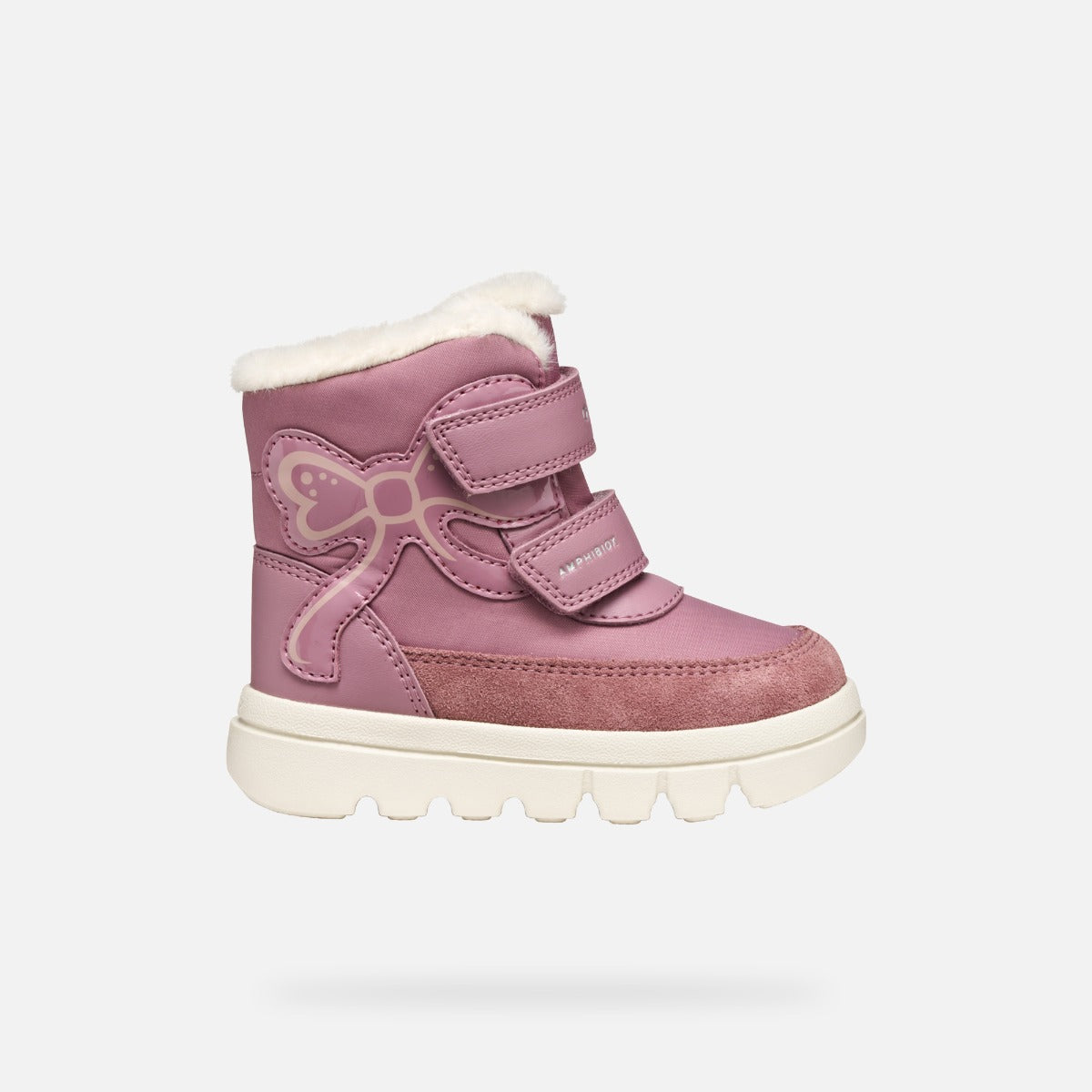 Geox Willaboom Amphibiox bélelt lány bakancs 24-27 Rose Smoke masnival Másodlagos kép
