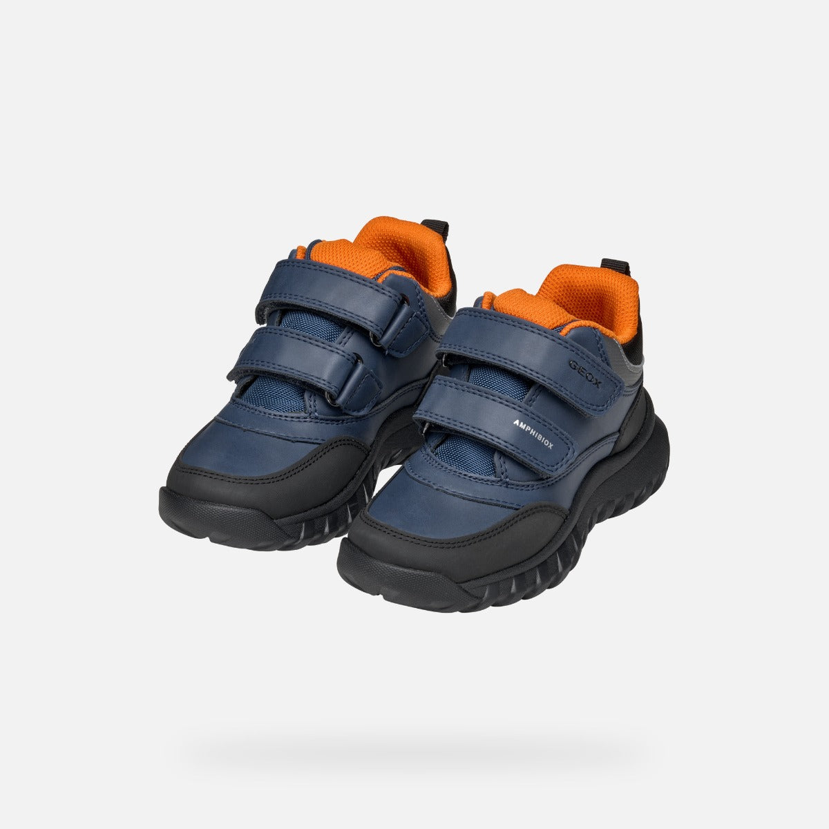 Geox bélelt fiú cipő Simbyos Amphibiox 28-33 kék/narancs Másodlagos kép