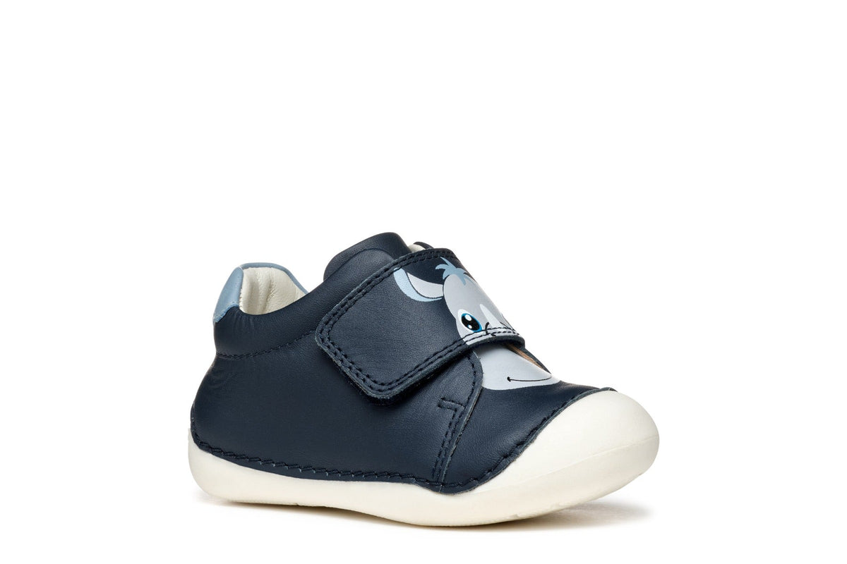 Geox pantofi baieti cu scai 18-23 Nappa rinocer Fő kép