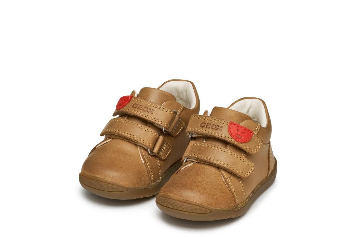 Geox pantofi baieti cu scai 18-26 Macchia Caramel Fő kép