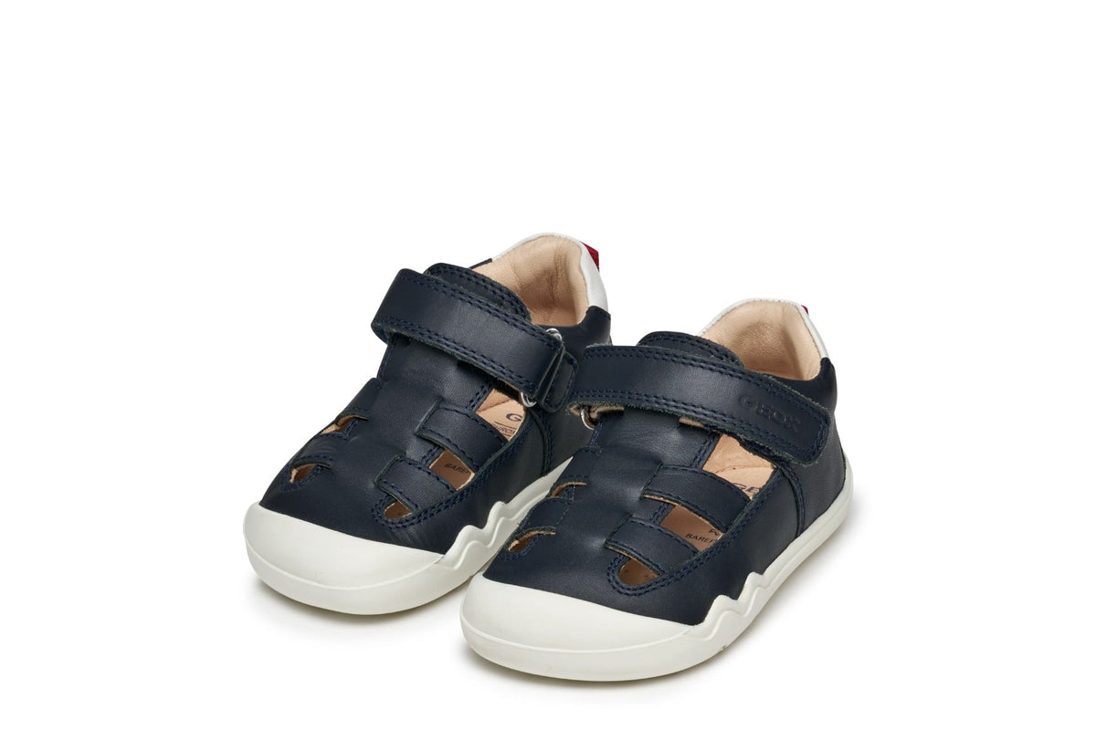 Geox pantofi baieti decupati BAREFEEL 20-25 Nappa Navy/White Fő kép
