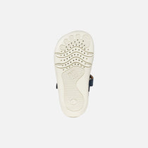 Geox fiú zárt Barefoot Steppieup cipő, 20-27-es, sötétkék/fehér