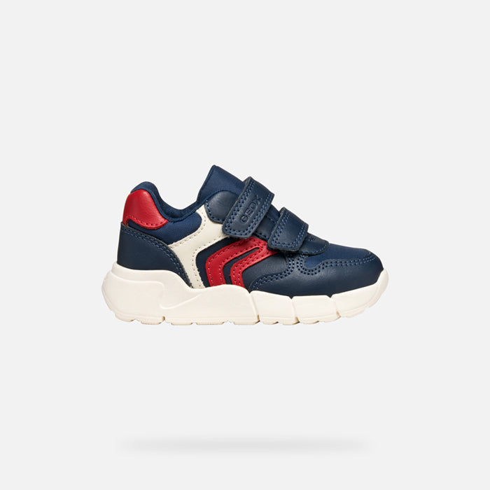Geox pantofi baieti Flexyper Mini 18-23 Navy/Red