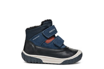 Geox pantofi baieti imblaniti Waterproof 20-23 Black/Navy