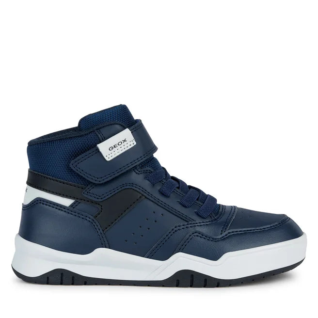 Geox pantofi baieti scoala snakers inalti 28-36 Navy/Light Grey Fő kép