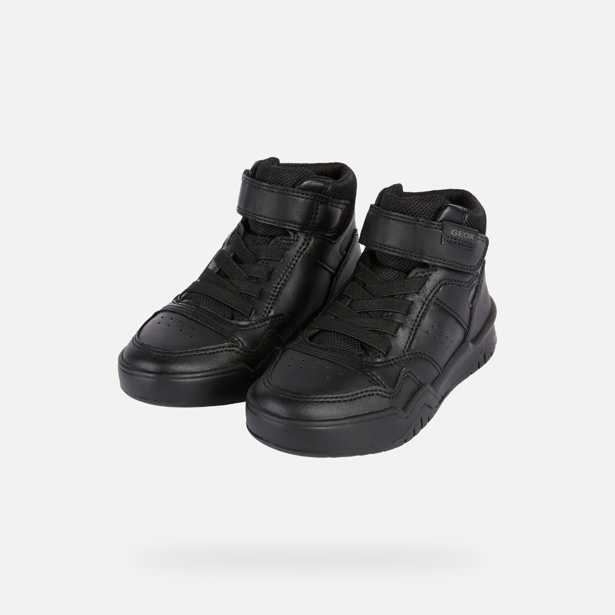 Geox pantofi baieti scoala sneakers inalti Perth 36-37 Black