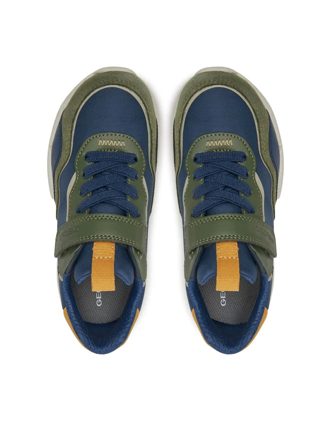 Geox pantofi baieti sport 31-35 Flexyper Military/Blue