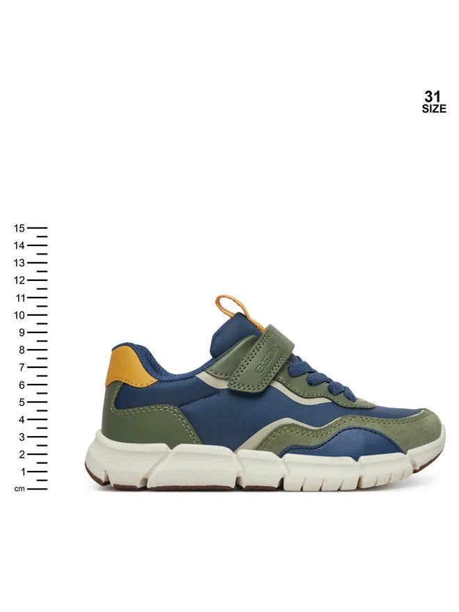 Geox pantofi baieti sport 31-35 Flexyper Military/Blue