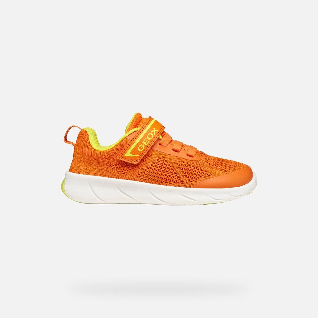Geox sportcipő fiúknak Barefoot Foot-Run 26-34 narancs/lime zöld Másodlagos kép