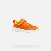 Geox sportcipő fiúknak Barefoot Foot-Run 26-34 narancs/lime zöld