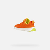 Geox sportcipő fiúknak Barefoot Foot-Run 26-34 narancs/lime zöld