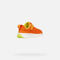 Geox sportcipő fiúknak Barefoot Foot-Run 26-34 narancs/lime zöld