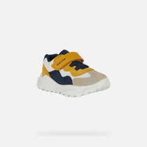 Geox fiú sportcipő Ciufciuf 20-27 Taupe/Ochre Yellow
