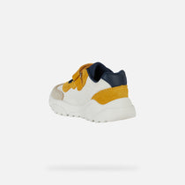 Geox fiú sportcipő Ciufciuf 20-27 Taupe/Ochre Yellow