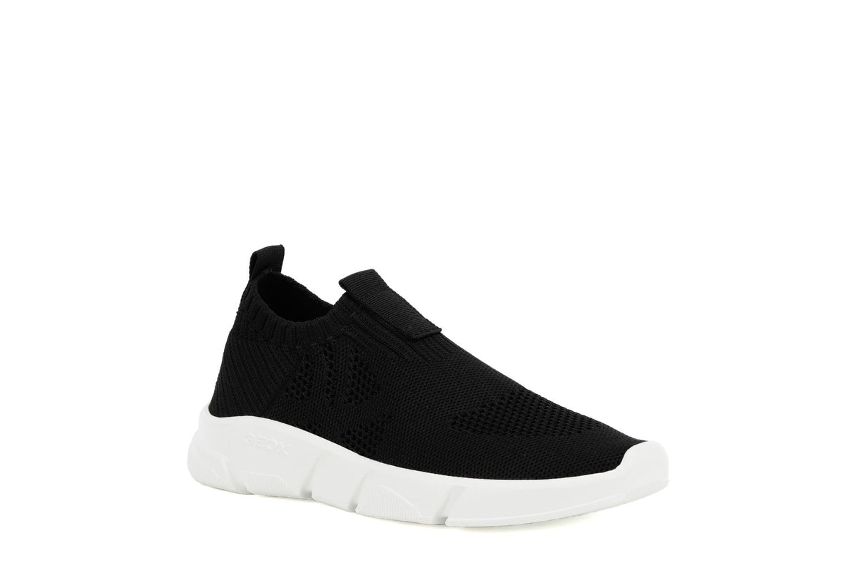 Geox pantofi baieti sport cu efect tricotat 28-39 Aril Black Fő kép