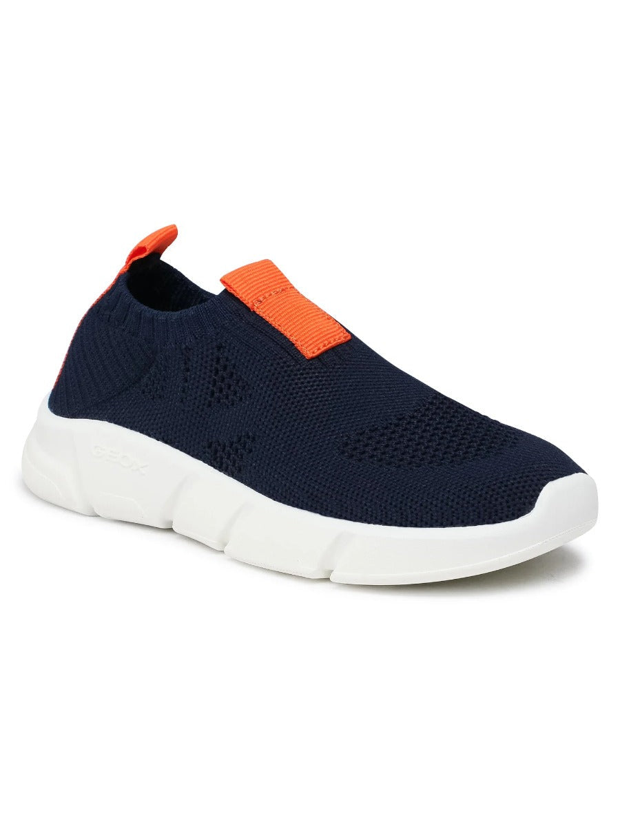 Geox pantofi baieti sport cu efect tricotat 28-39 Aril Navy/Orange Fő kép
