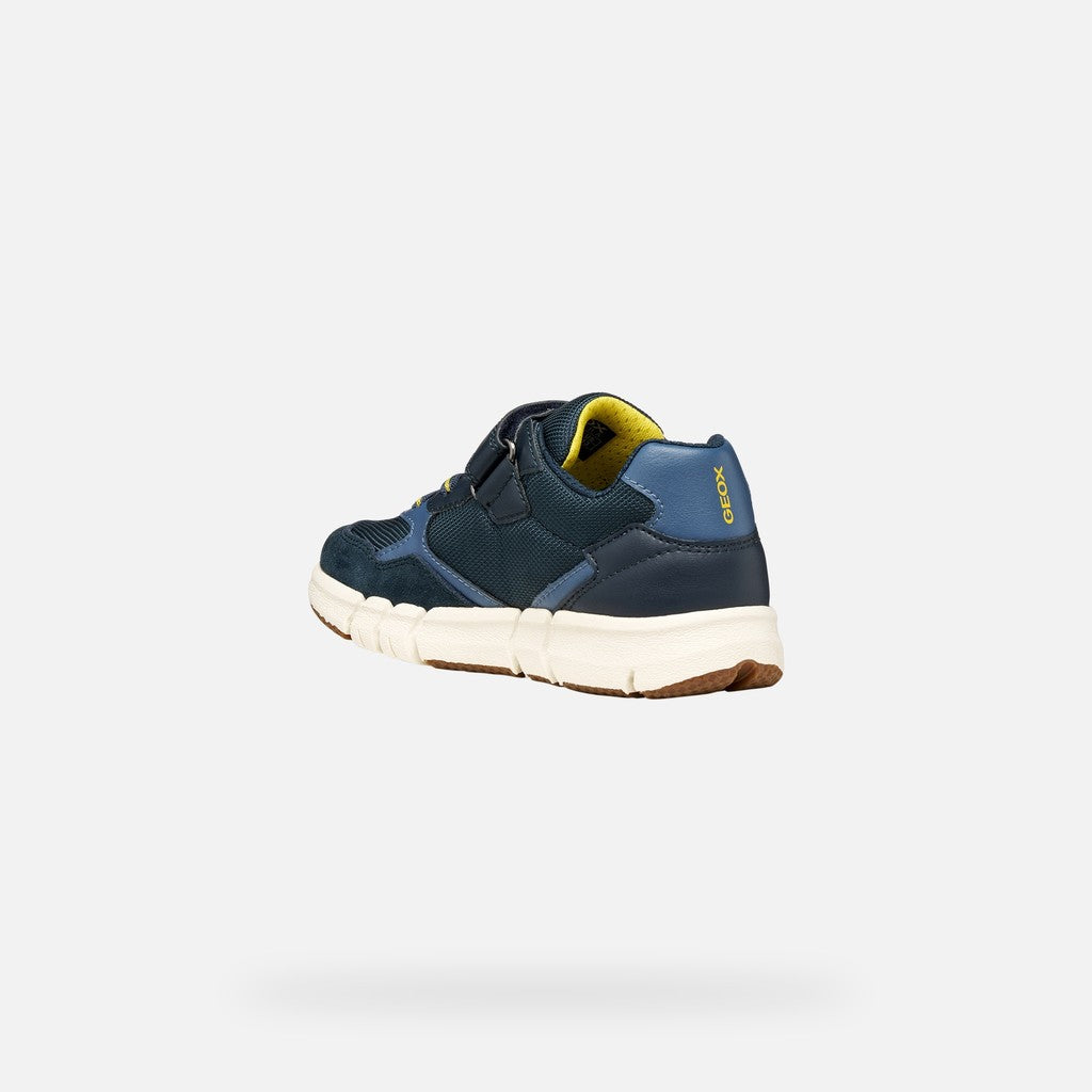 Geox sportcipő fiúknak Flexyper 28-36 sötétkék/sárga