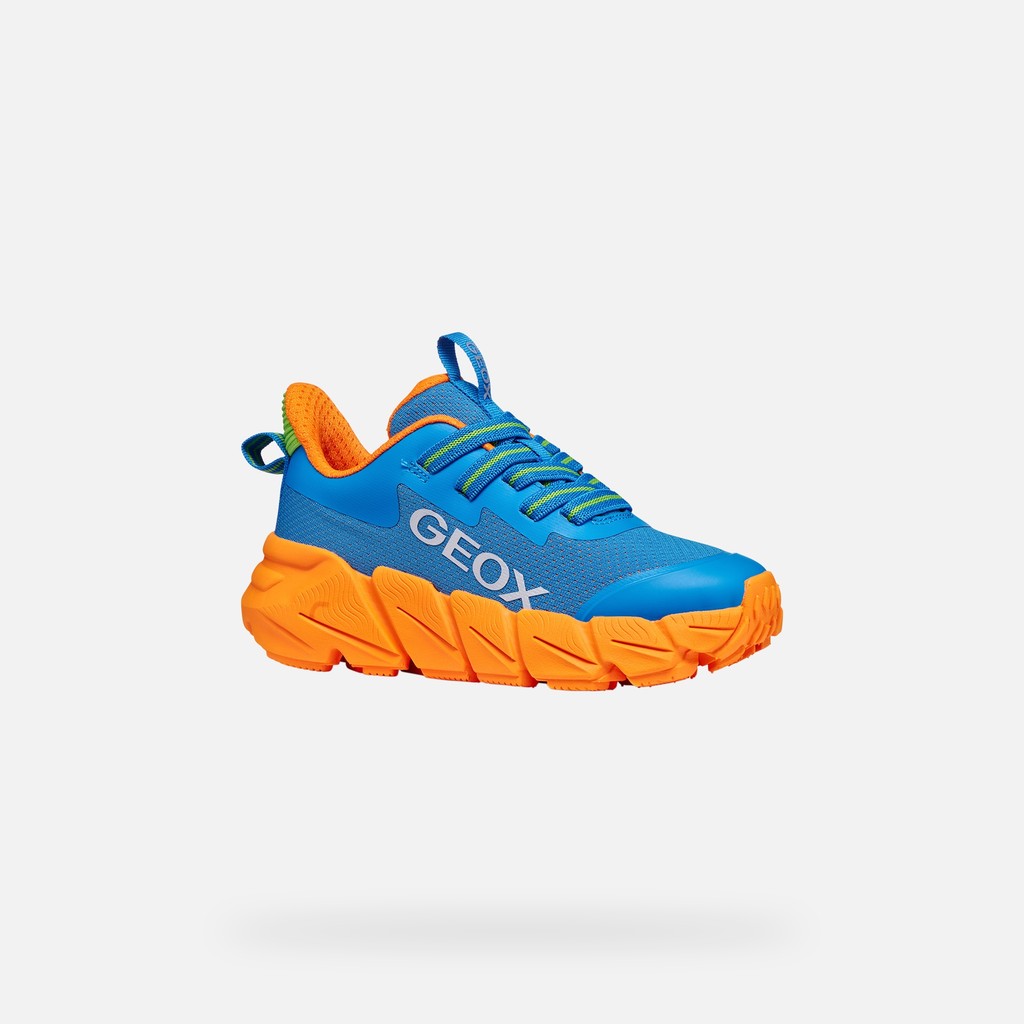 Geox sportcipő fiúknak Flexyper Fast 28-36 Világoskék/Narancssárga Fő kép