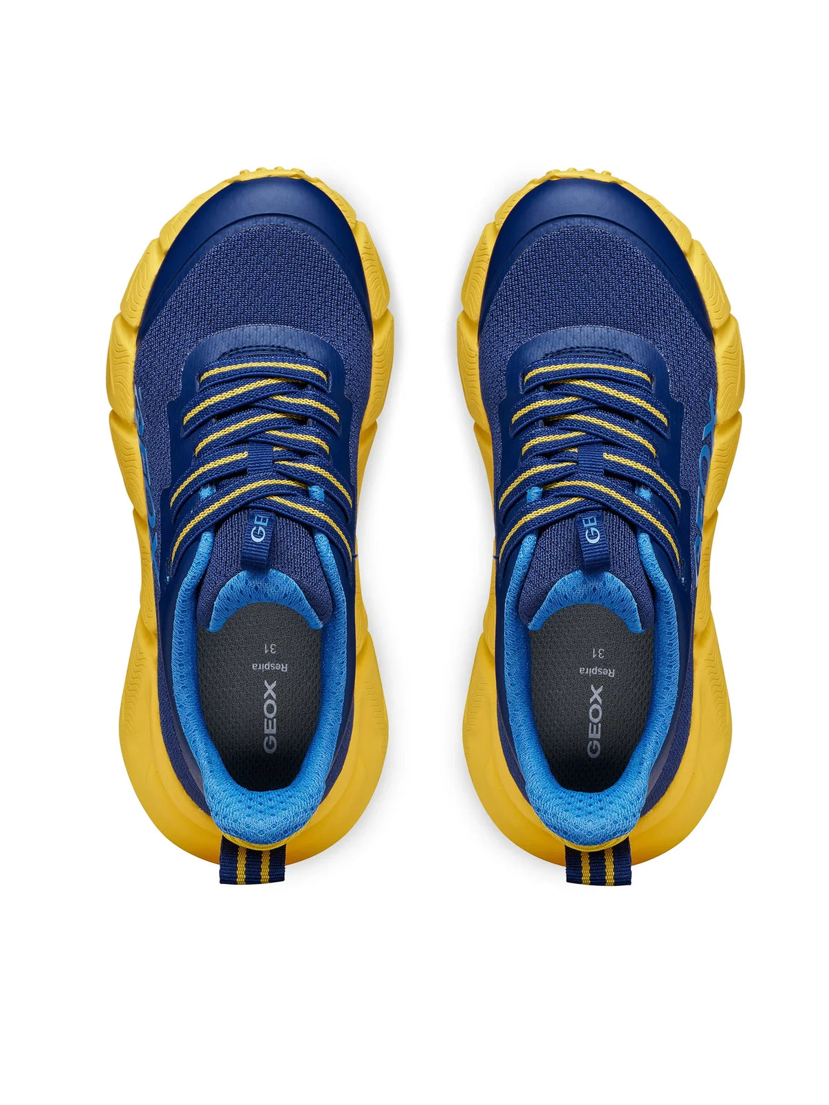 Geox Flexyper Fast sportcipő fiúknak 28-36 sötétkék/sárga