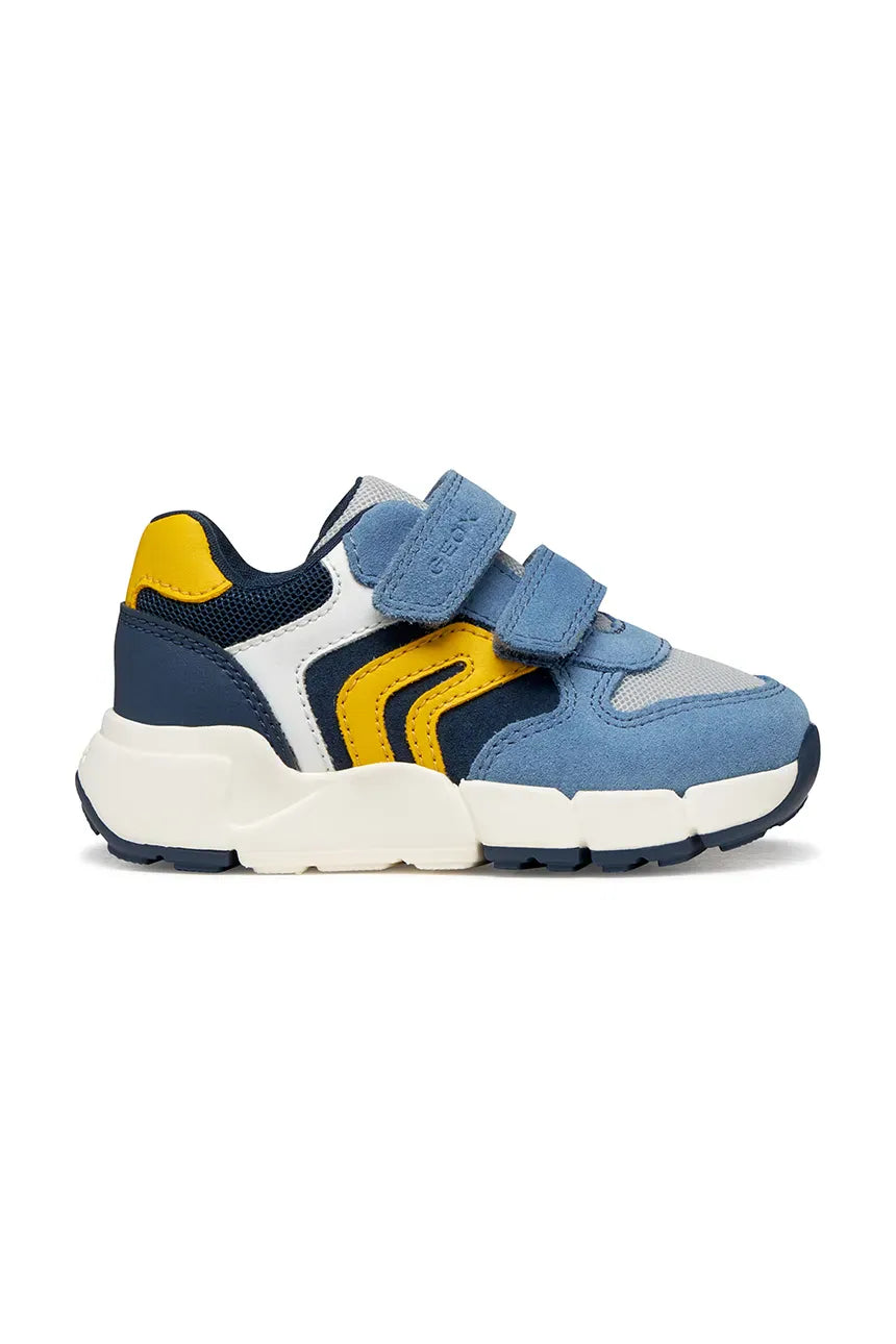 Geox Flexyper Mini sportcipő fiúknak 20-27 Égszínkék/Sárga Másodlagos kép