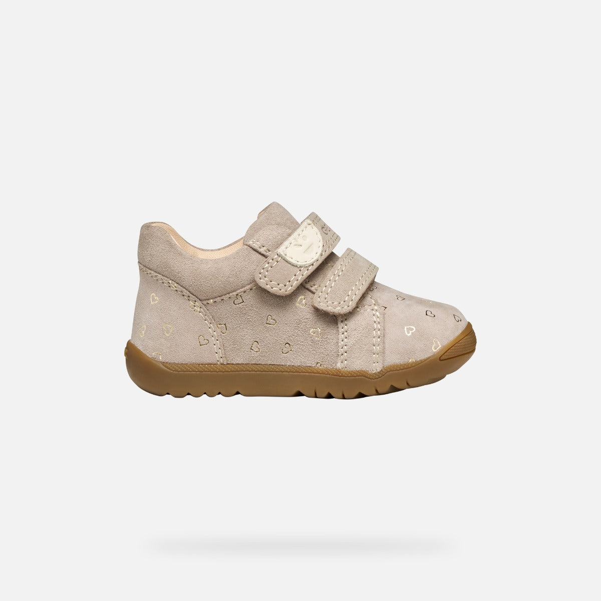 Geox pantofi fete 18-26 Macchia Beige cu inimioare Fő kép