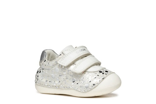 Geox pantofi fete cu scai 18-23 Tutim White/Silver Fő kép