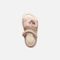 Geox pantofi fete cu scai 20-23 Light Rose