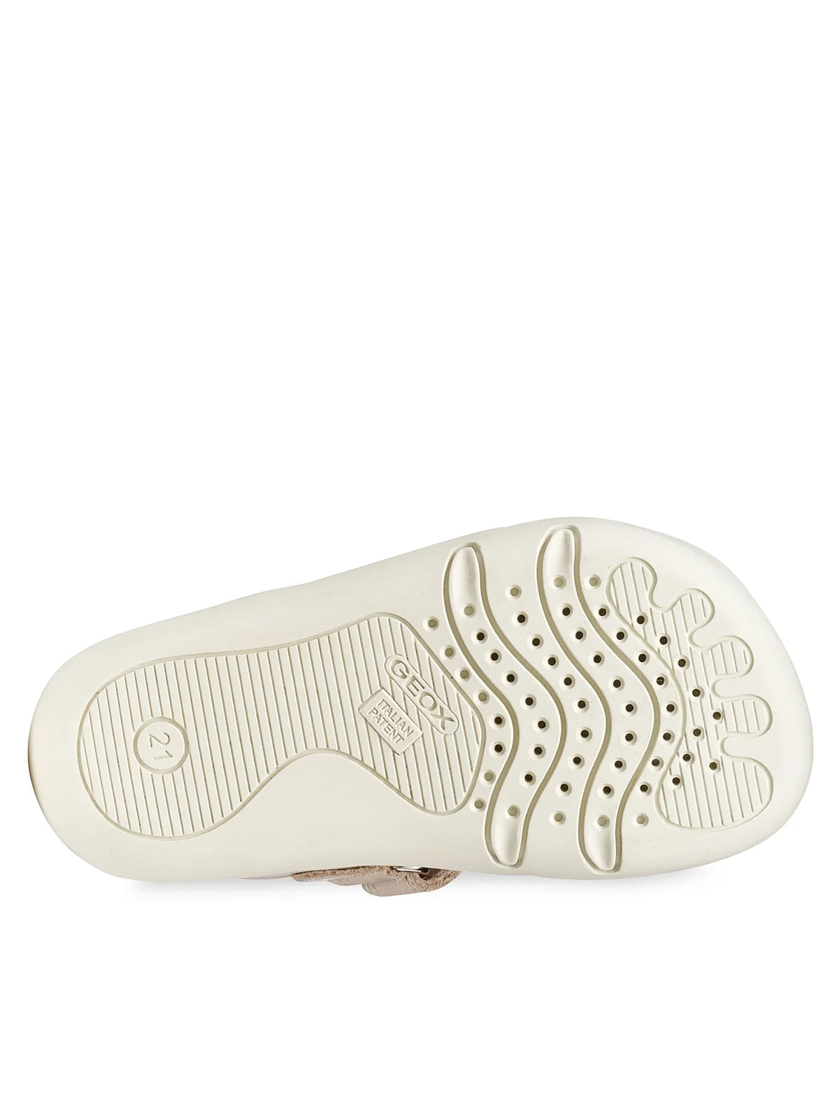 Geox Barefoot Steppieup kivágott lánycipő 20-27 Ivory/PiInk