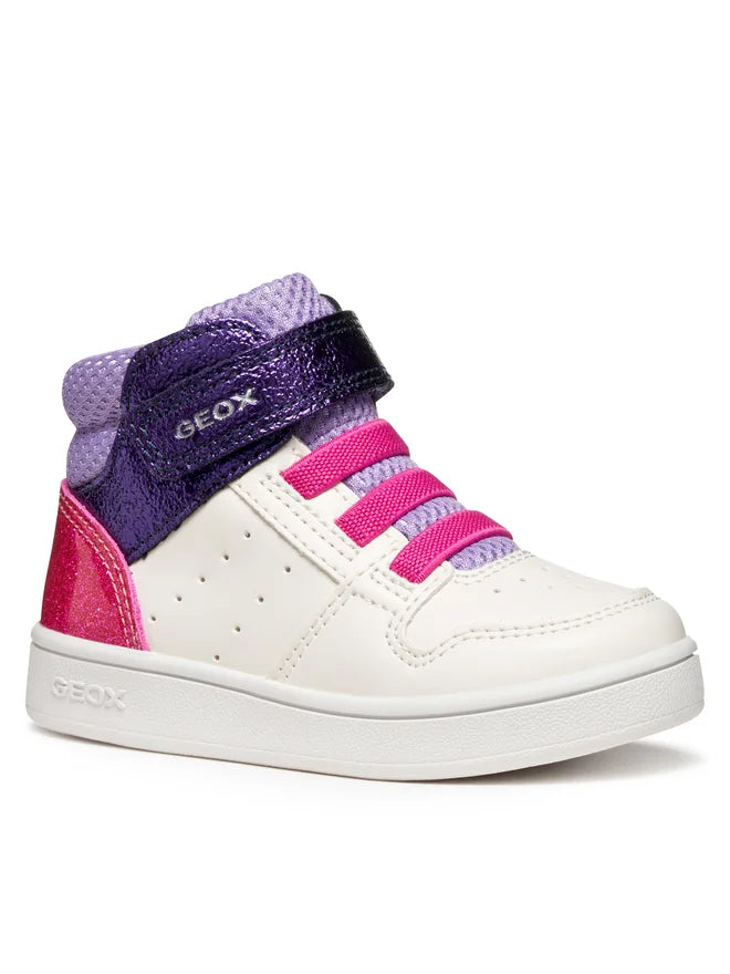 Geox pantofi fete sport Eclyper 24-27 White/Lavender Fő kép