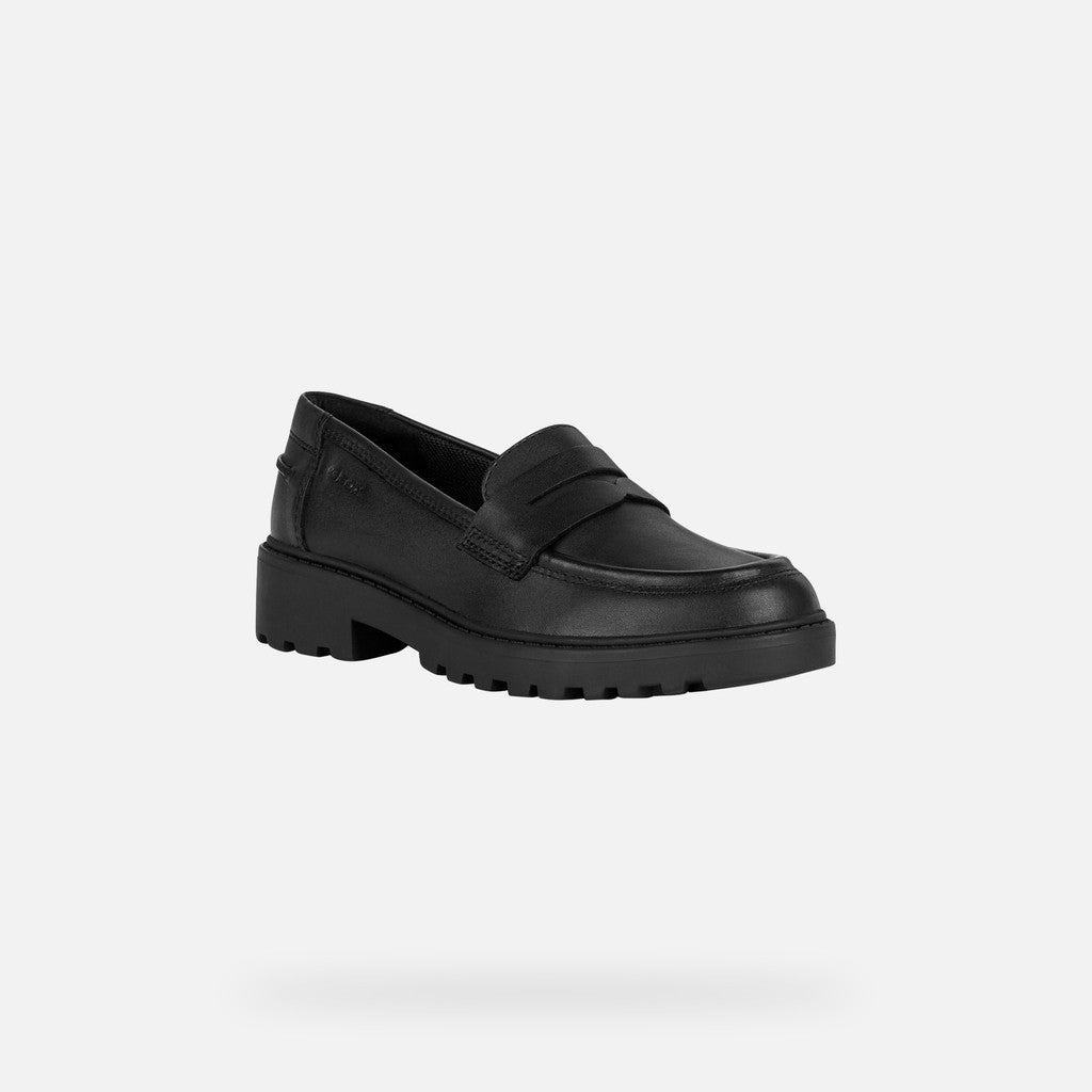 Geox pantofi fete pentru scoala Casey 28-34 Black  Fő kép